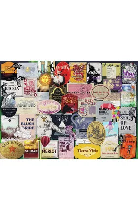 RAVENSBURGER WINE LABELS 1000 PIECE PUZZLE