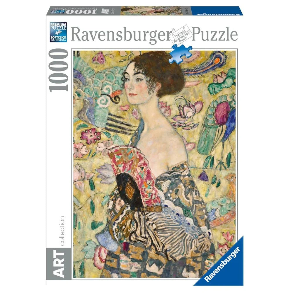 RAVENSBURGER PUZZLE - LADY WITH A FAN 1000 PIECE