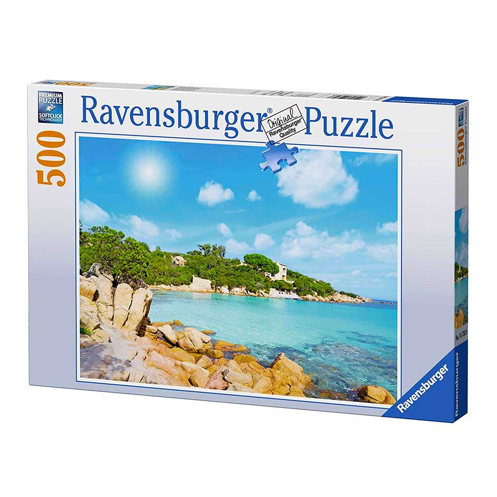PUZZLE 500 PC BEACH IN SARDINIA - Toyworld Frankston