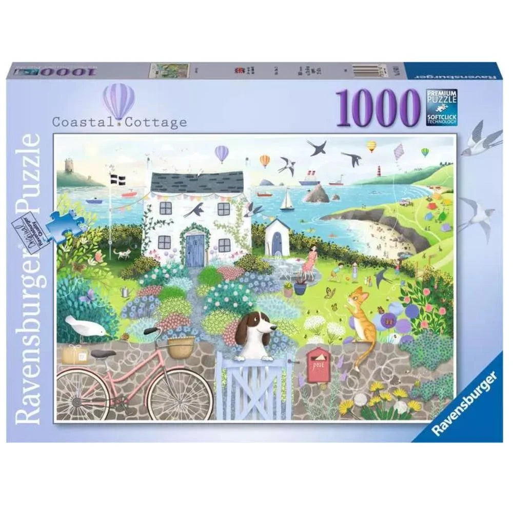 RAVENSBURGER 176311 - COASTAL COTTTAGE 1000 PIECE PUZZLE - Toyworld Frankston