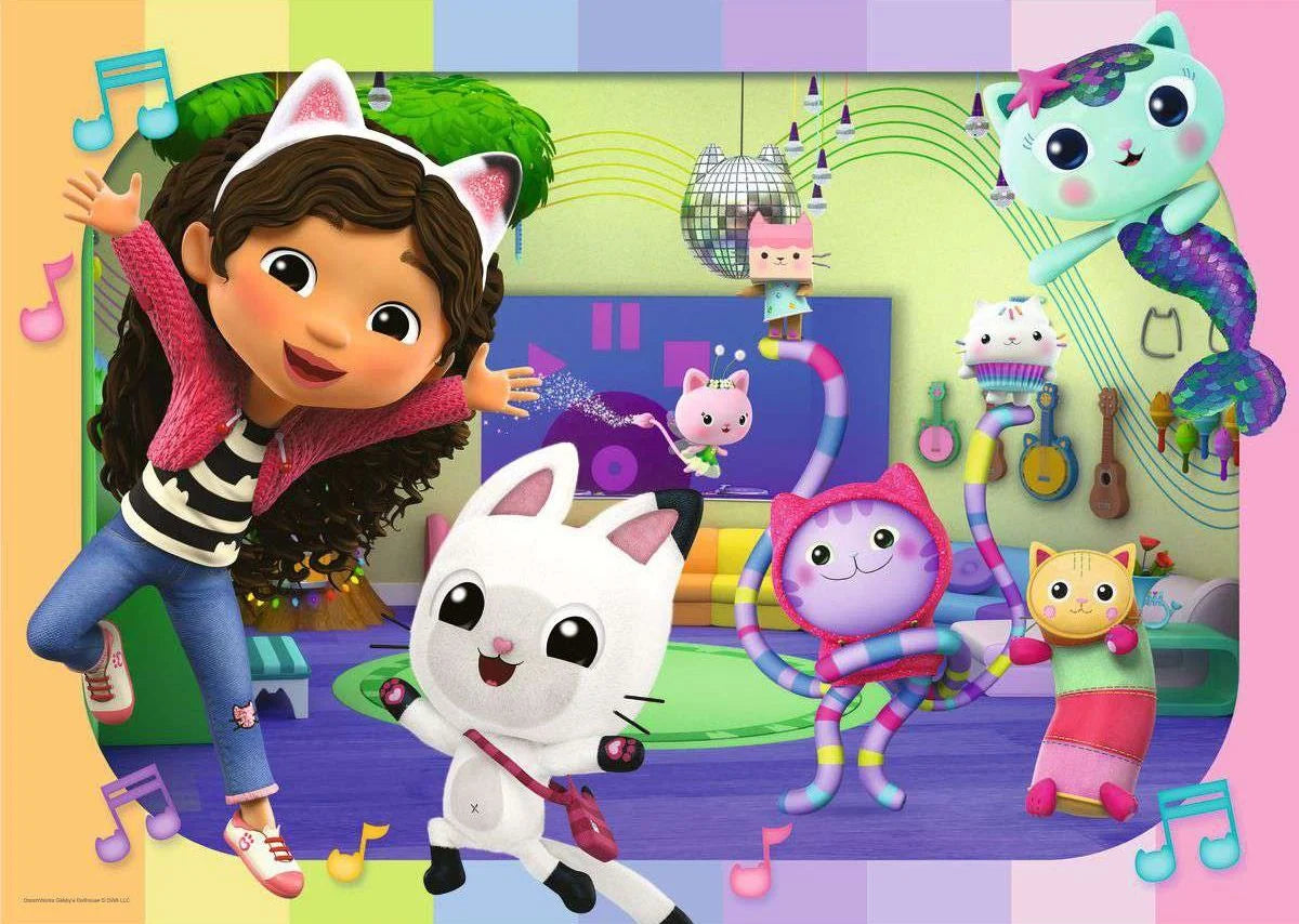 RAVENSBURGER PUZZLE GABBY'S DANCE PARTY! GIANT FLOOR PUZZLE 60 PCS - Toyworld Frankston