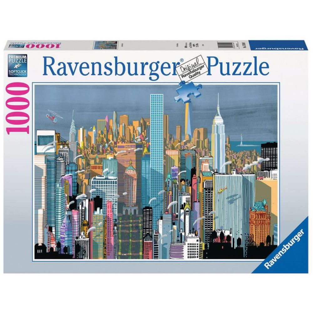 RAVENSBURGER 175949 - I AM NEW YORK 1000 PIECE PUZZLE - Toyworld Frankston