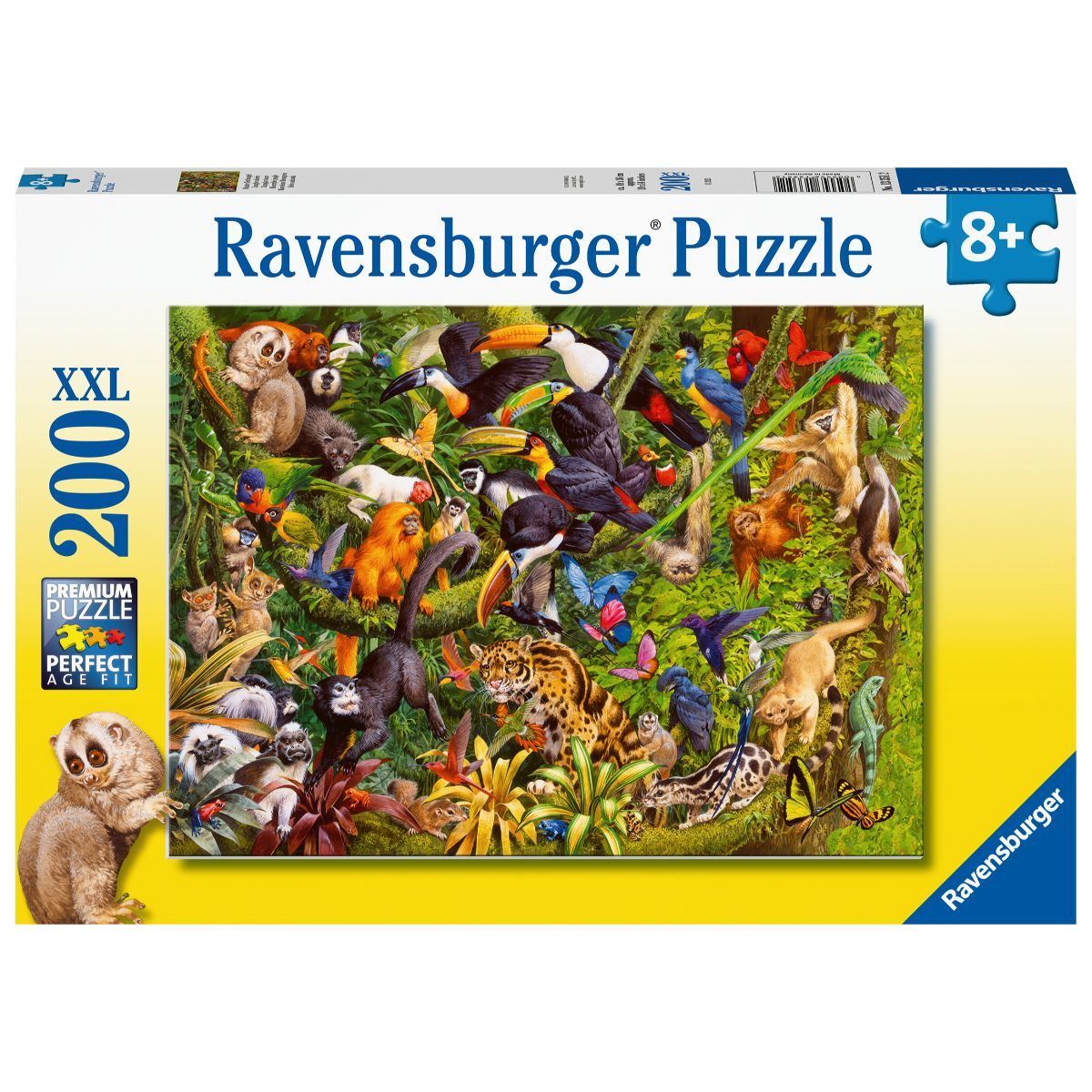 RAVENSBURGER PUZZLE - MARVELOUS MENAGERIE 200 PIECES XXL - Toyworld Frankston