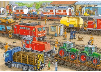 RBURG BUSY TRAIN STATION PUZZLE