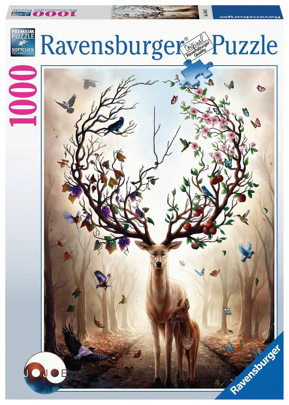 RAVENSBURGER PUZZLE - MAGICAL DEER 1000 PIECE