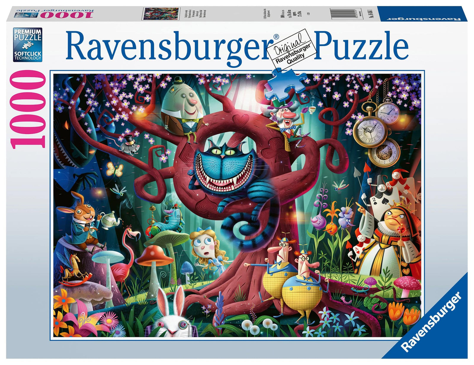 RAVENSBURGER PUZZLE - MOST EVERYONE IS MAD 1000 PIECE CLASSIC TALES COLLECTION - Toyworld Frankston