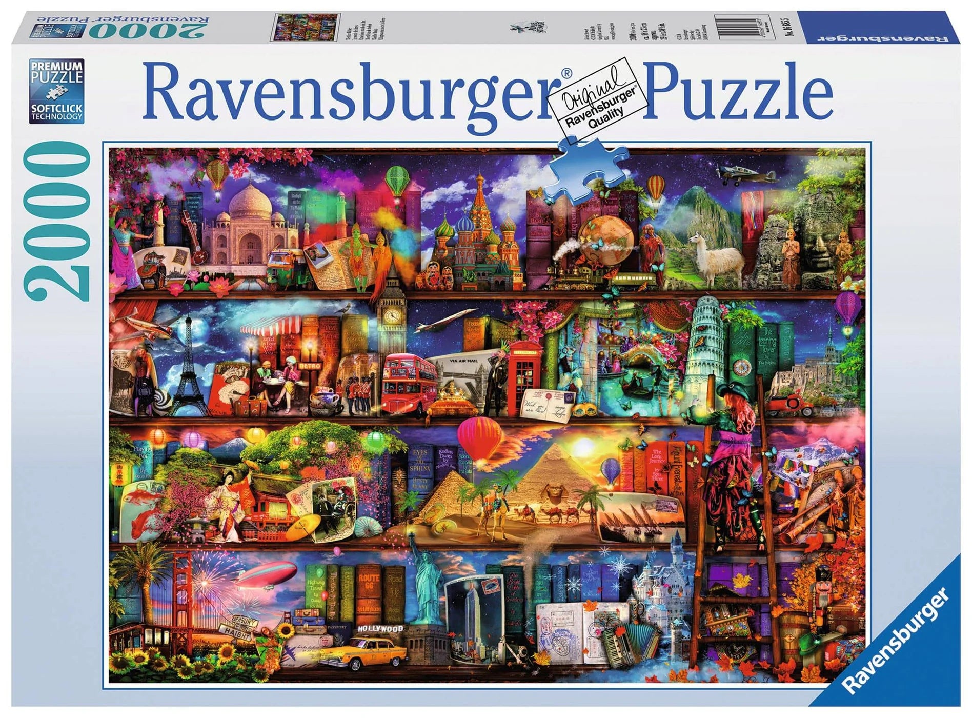 RAVENSBURGER PUZZLE - WORLD OF BOOKS 2000 PIECE