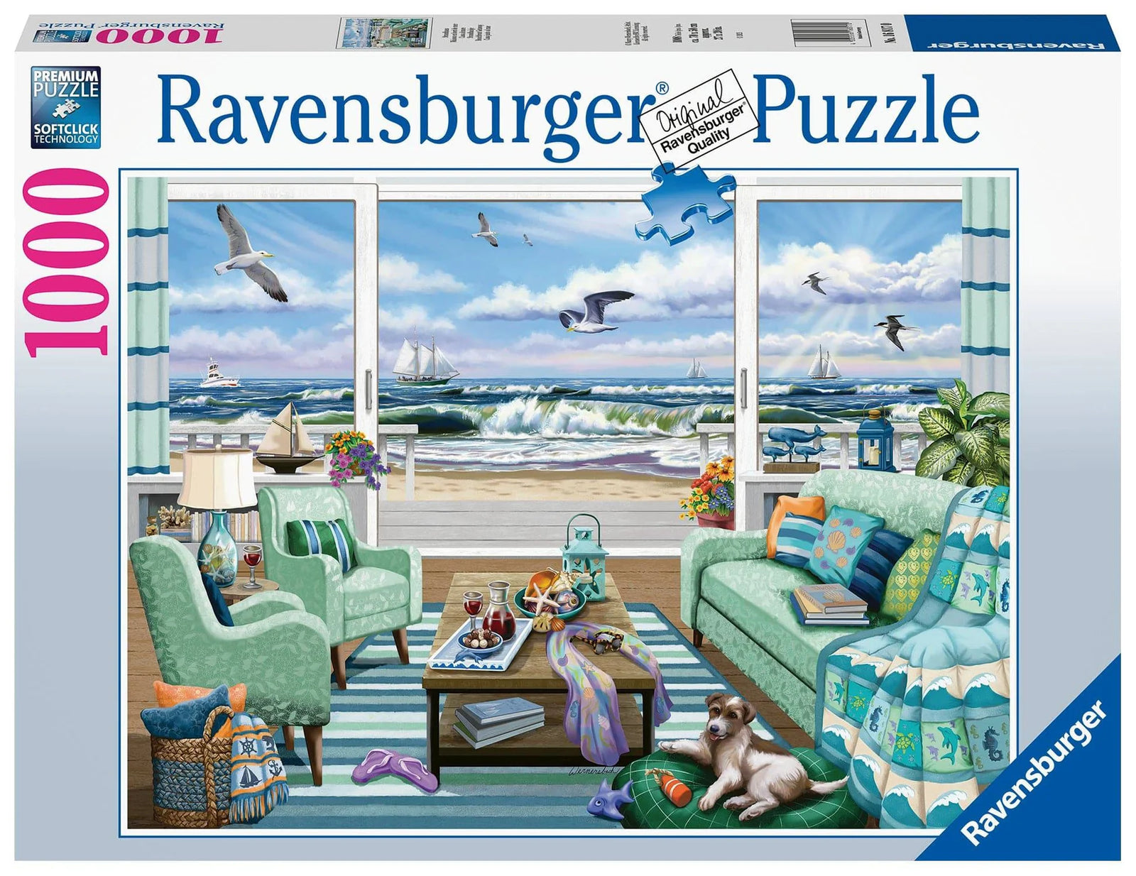 RAVENSBURGER PUZZLE - BEACHFRONT GETAWAY 1000 PIECE - Toyworld Frankston