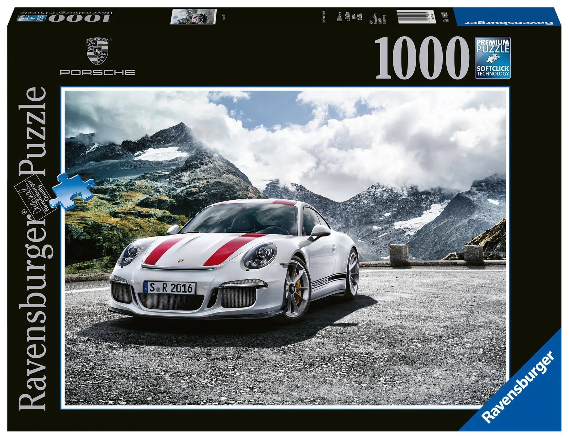 RAVENSBURGER PUZZLE - OFFICIALLY LICENSED PORSCHE 1000 PIECE