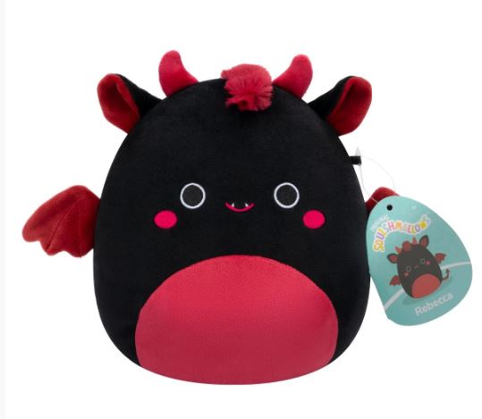 SQUISHMALLOWS - 7.5 INCH PLUSH - REBECCA THE BLACK DEVIL - Toyworld Frankston
