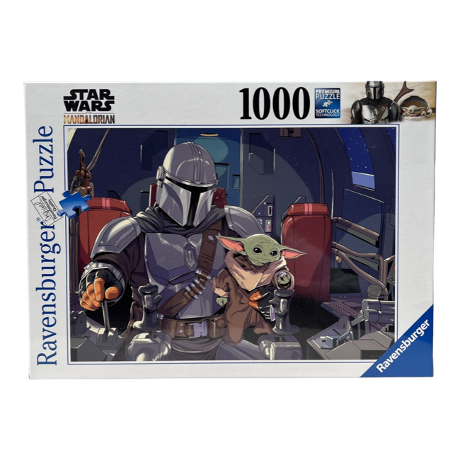RAVENSBURGER 165650 - STAR WARS THE MANDALORIAN 1000PC PUZZLE - Toyworld Frankston