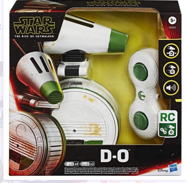 STAR WARS REMOTE CONTROL D-O ROLLING ELECTRONIC DROID - Toyworld Frankston