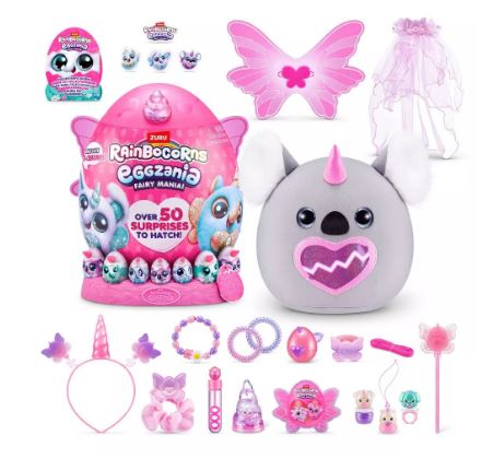 ZURU RAINBOWCORNS EGGZANIA FAIRY MANIA GIANT SURPRISE EGG - Toyworld Frankston
