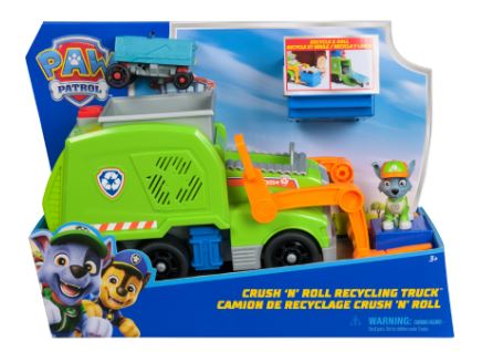 PAW PATROL - CRUSH N ROLL RECYCLING TRUCK - Toyworld Frankston