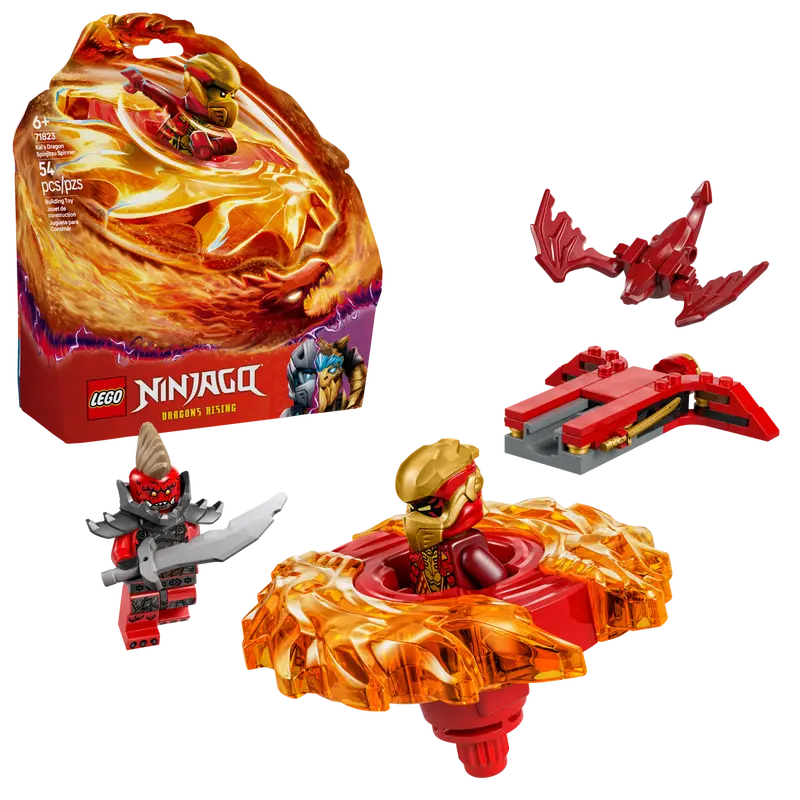 LEGO NINJAGO 71823 KAI'S DRAGON SPINJITZU SPINNER - Toyworld Frankston