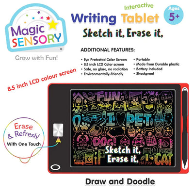 MAGIC SENSORY - 8.5 INCH INTERACTIVE TABLET RED - Toyworld Frankston