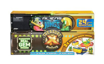 TREASURE X SERIES 3 ALIENS VS KINGS 3 PACK CHEST