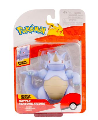 POKEMON 4IN BATTLE FEATURE FIGURES ASSORTED - RHYDON - Toyworld Frankston