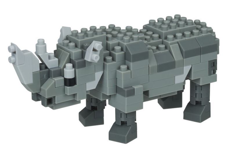 NANOBLOCK - RHINOCEROS - Toyworld Frankston