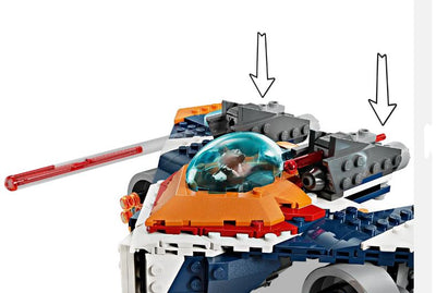 LEGO 76278 - MARVEL - ROCKETS WARBIRD VS RONAN - Toyworld Frankston