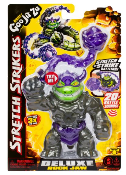 HEROES OF GOO JIT ZU STRETCH STRIKERS S11 DELUXE HERO PACK - ROCK JAW - Toyworld Frankston