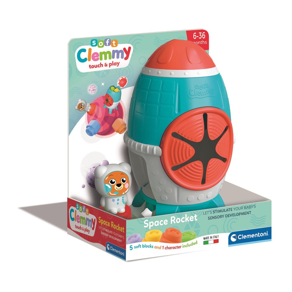CLEMENTONI SOFT CLEMMY - SENSORY ROCKET - Toyworld Frankston