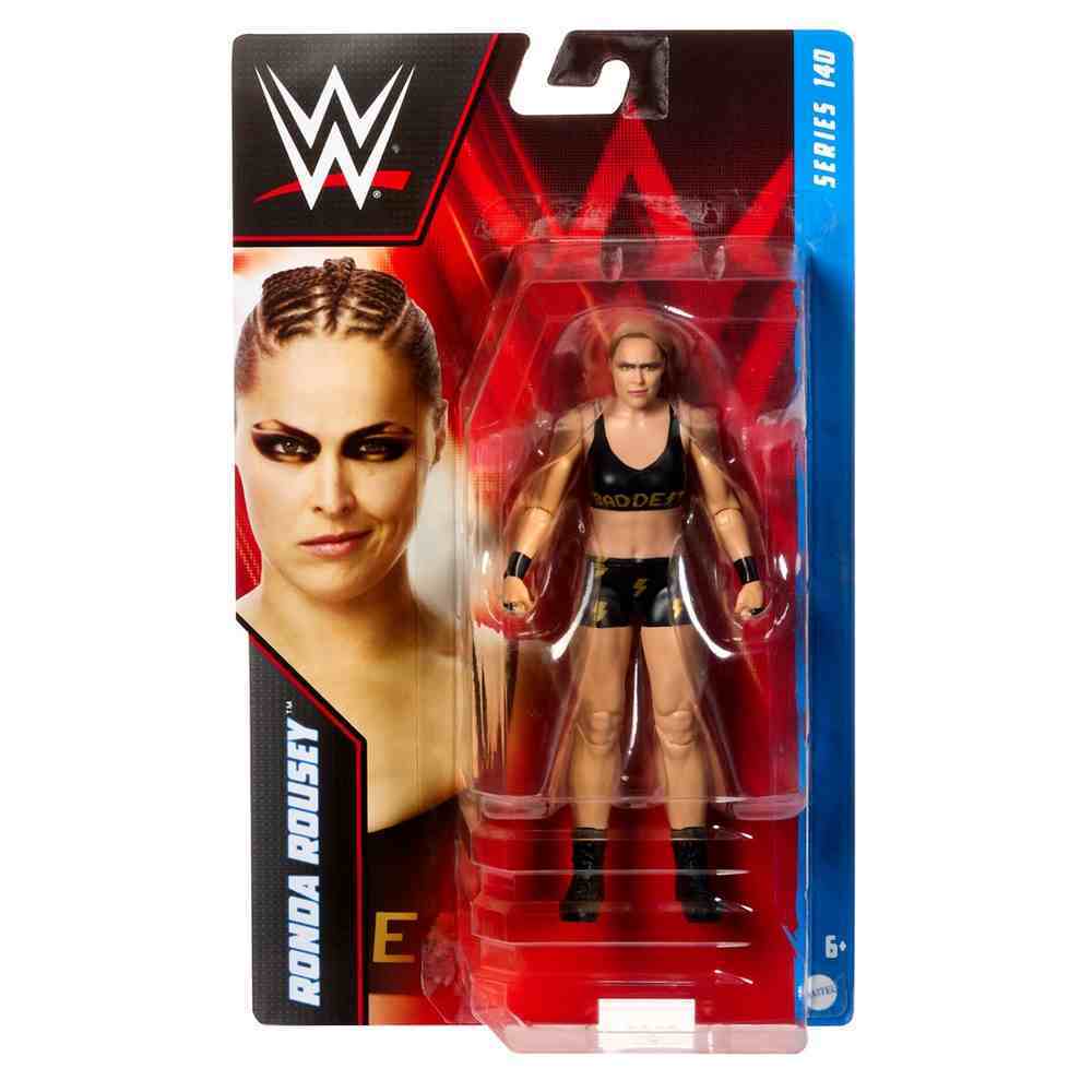 WWE BASIC FIGURE SERIES 140 RONDA ROUSEY - Toyworld Frankston