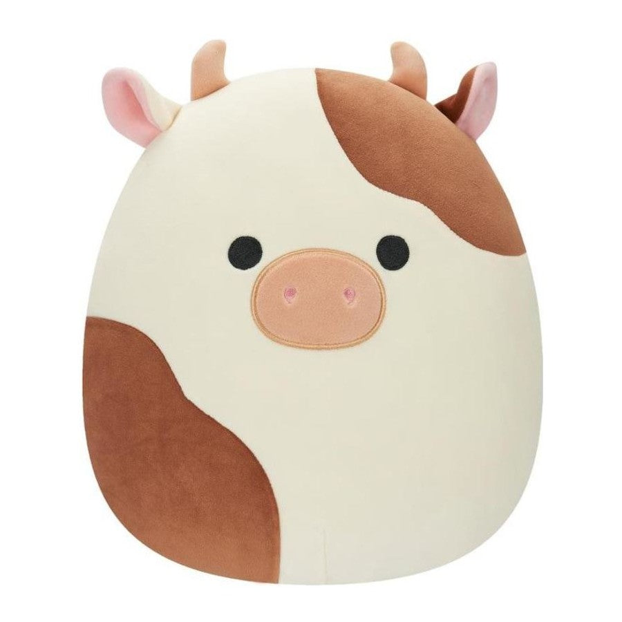 SQUISHMALLOWS 12 INCH RONNIE THE COW - Toyworld Frankston