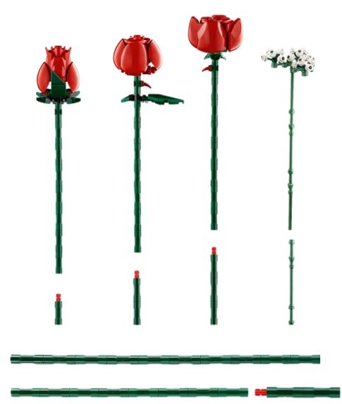 LEGO 10328 BOUQUET OF ROSES - Toyworld Frankston