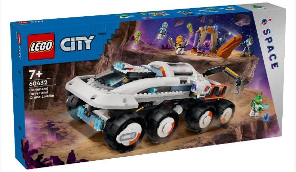 LEGO 60432 - CITY - COMMAND ROVER AND CRANE LOADER - Toyworld Frankston