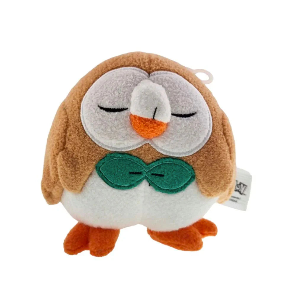 POKEMON - 5 INCH SLEEPING PLUSH - ROWLET - Toyworld Frankston