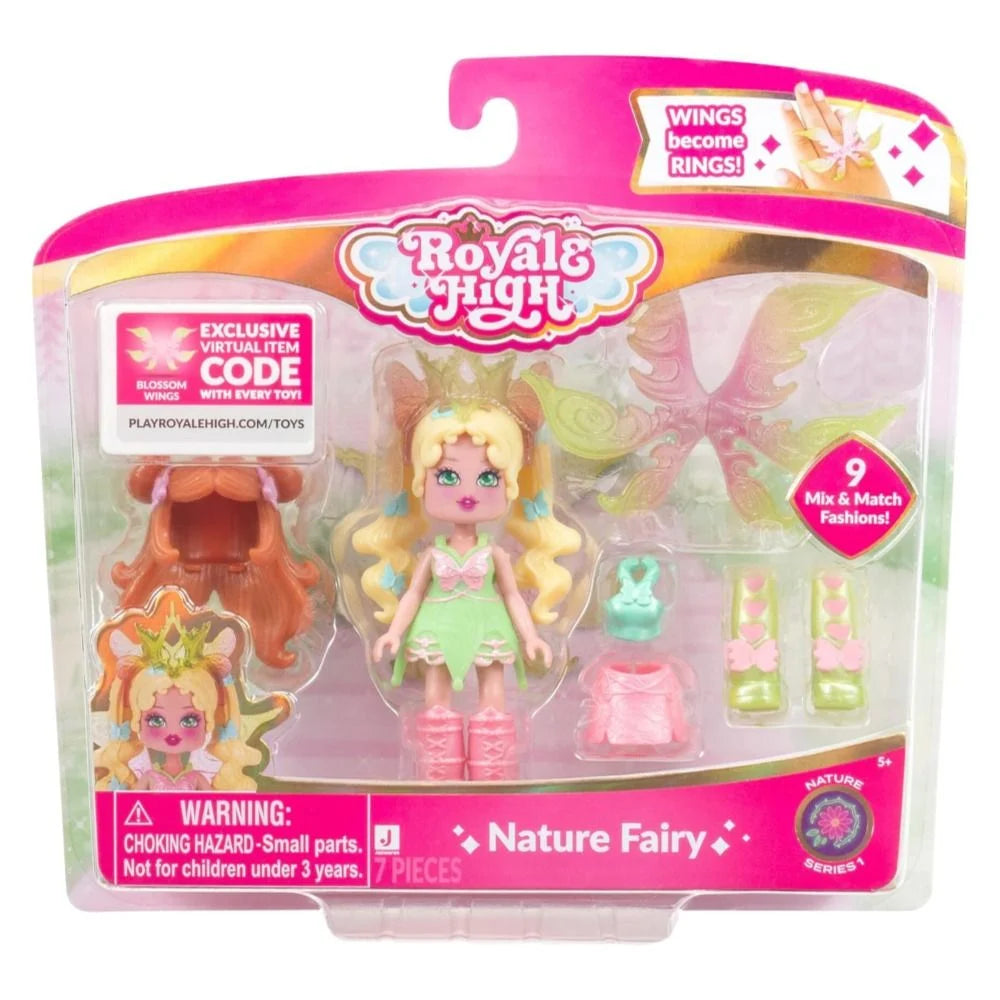 ROYALE HIGH 3 INCH CORE DELUXE FIGURES - NATURE  FAIRY - Toyworld Frankston