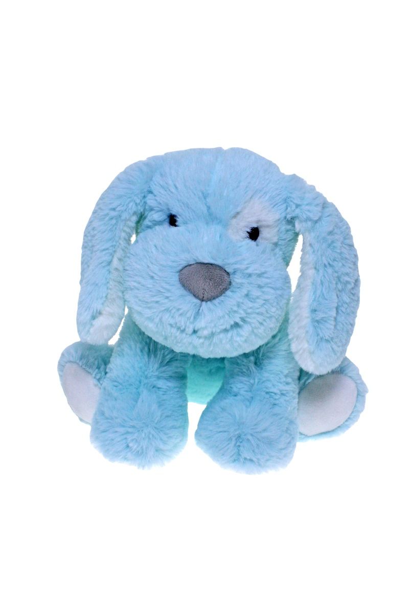 COTTON CANDY SITTING PLUSH BLUE DOG - Toyworld Frankston