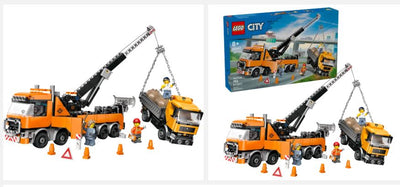 LEGO 60467 CITY - HEAVY DUTY RECOVERY TOW TRUCK WITH TRAIN