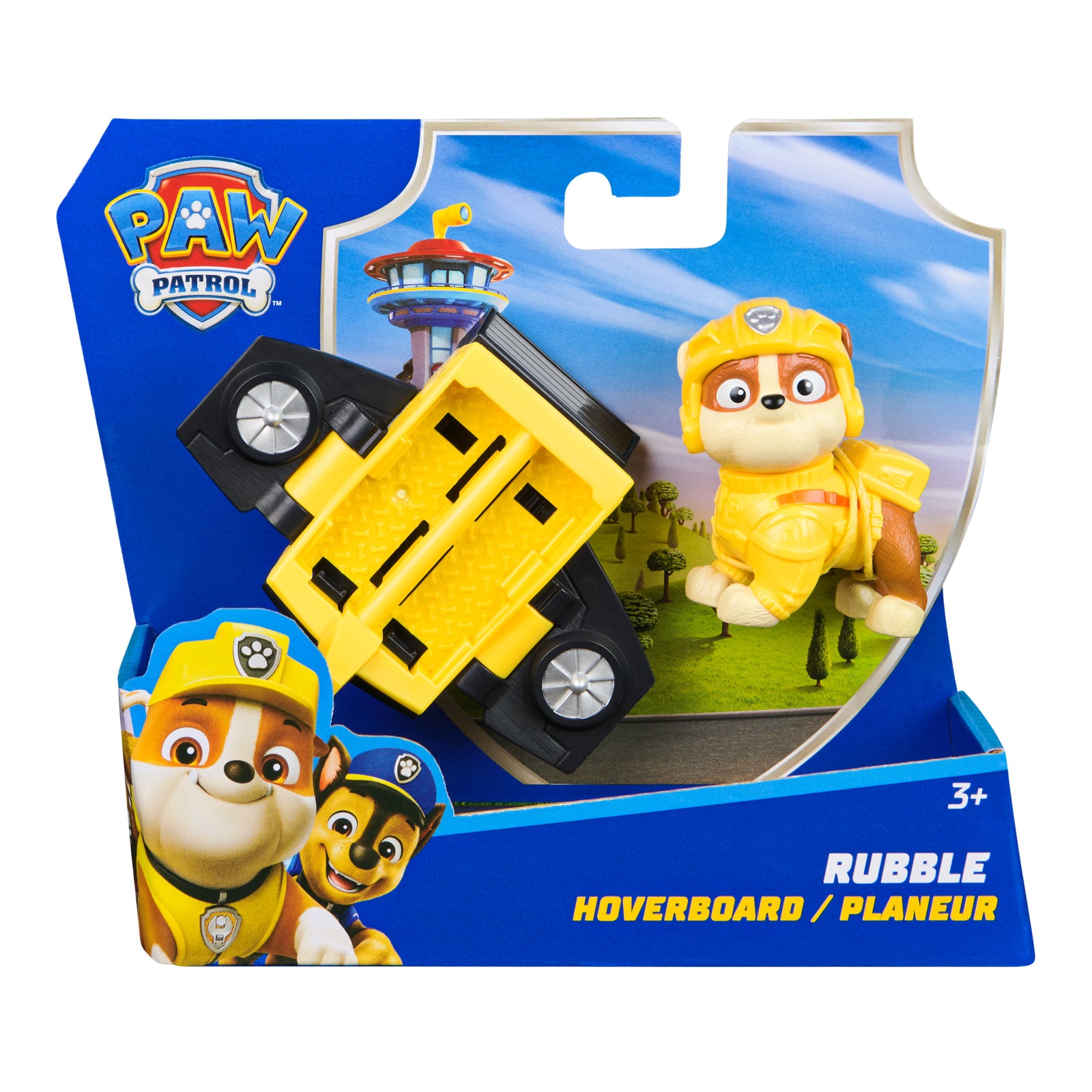 PAW PATROL - RUBBLE HOVERBOARD FIGURE SET - Toyworld Frankston