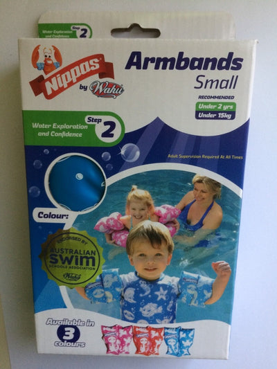 NIPPAS BY WAHU ARM BANDS PINK SMALL -  0-2 YEARS