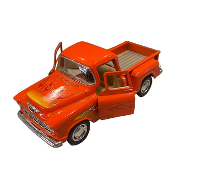 KINSMART 1955 CHEVY PICK UP WITH FLAMES