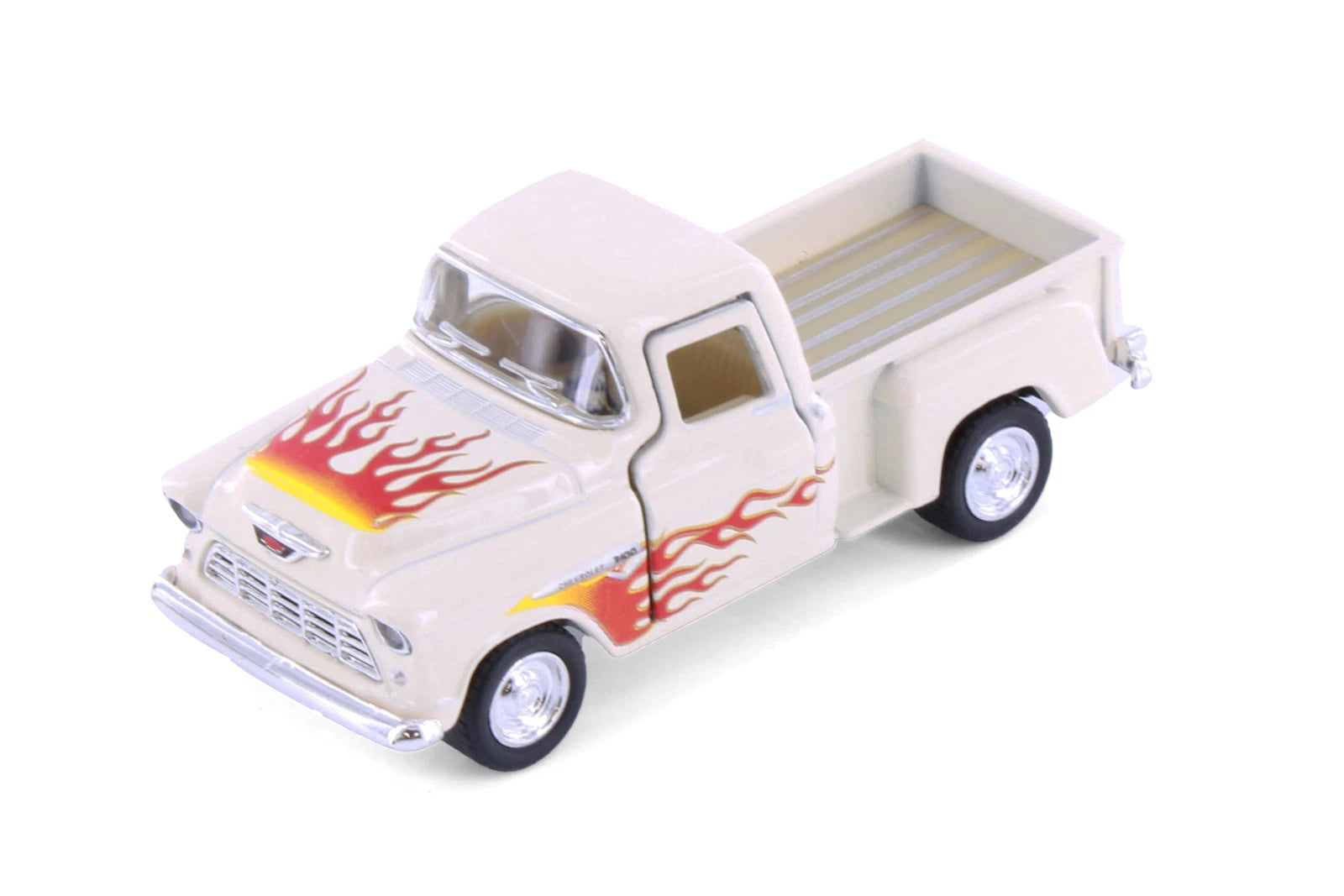 KINSMART 1955 CHEVY PICK UP WITH FLAMES