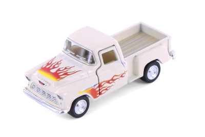 KINSMART 1955 CHEVY PICK UP WITH FLAMES