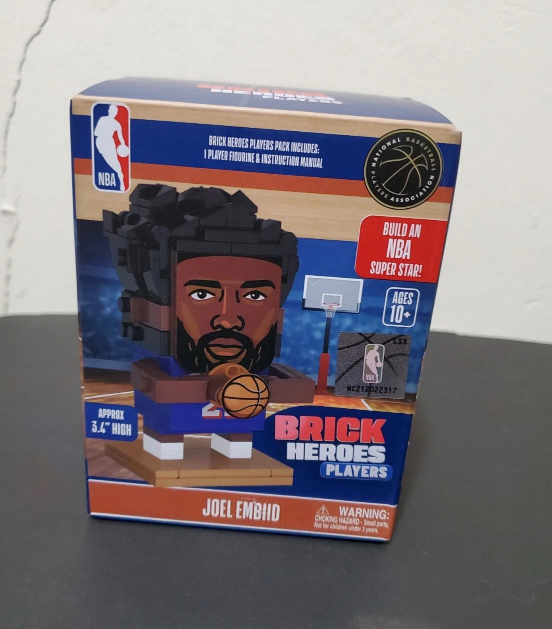 NBA BRICK HEROES PLAYERS - JOEL EMBIID BUILD KIT - Toyworld Frankston