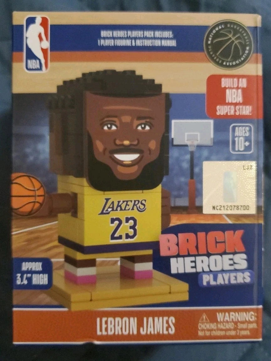 NBA BRICK HEROES PLAYERS - LEBRON JAMES BUILD KIT