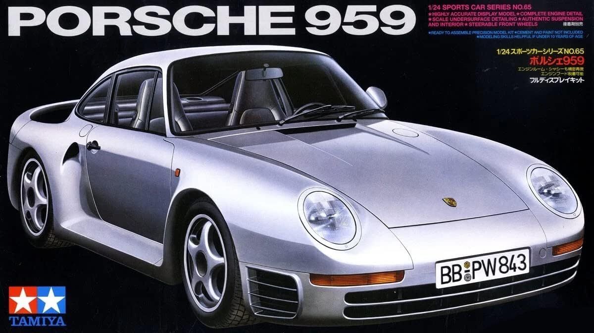 TAMIYA 1/24 PORSCHE 959 MODEL KIT - Toyworld Frankston