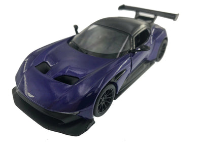 ASTON MARTIN VULCAN 1:38 KINSMART PULL BACK CAR - PURPLE