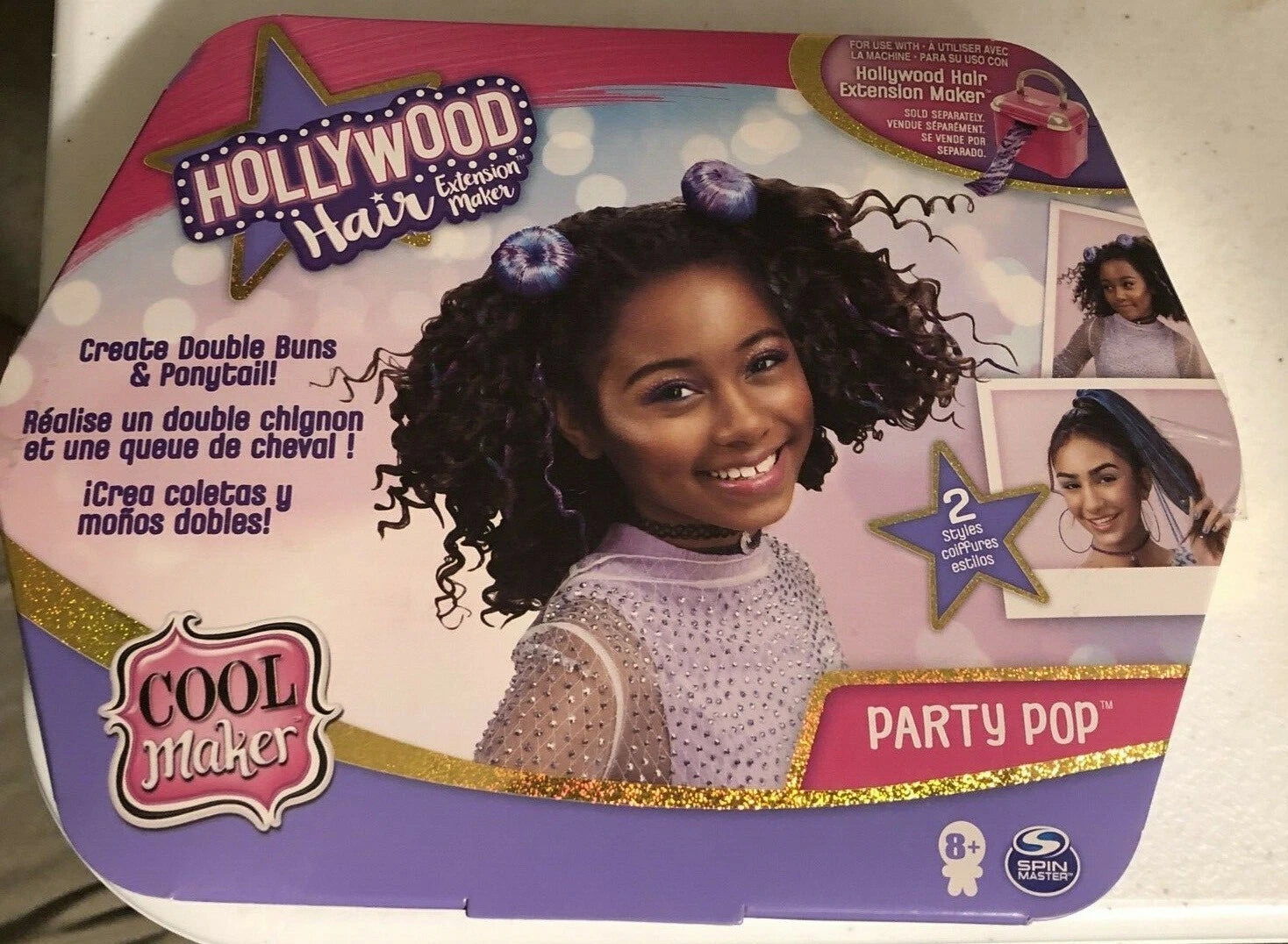 COOL MAKER HOLLYWOOD HAIR STYLING PACK - PARTY POP - Toyworld Frankston