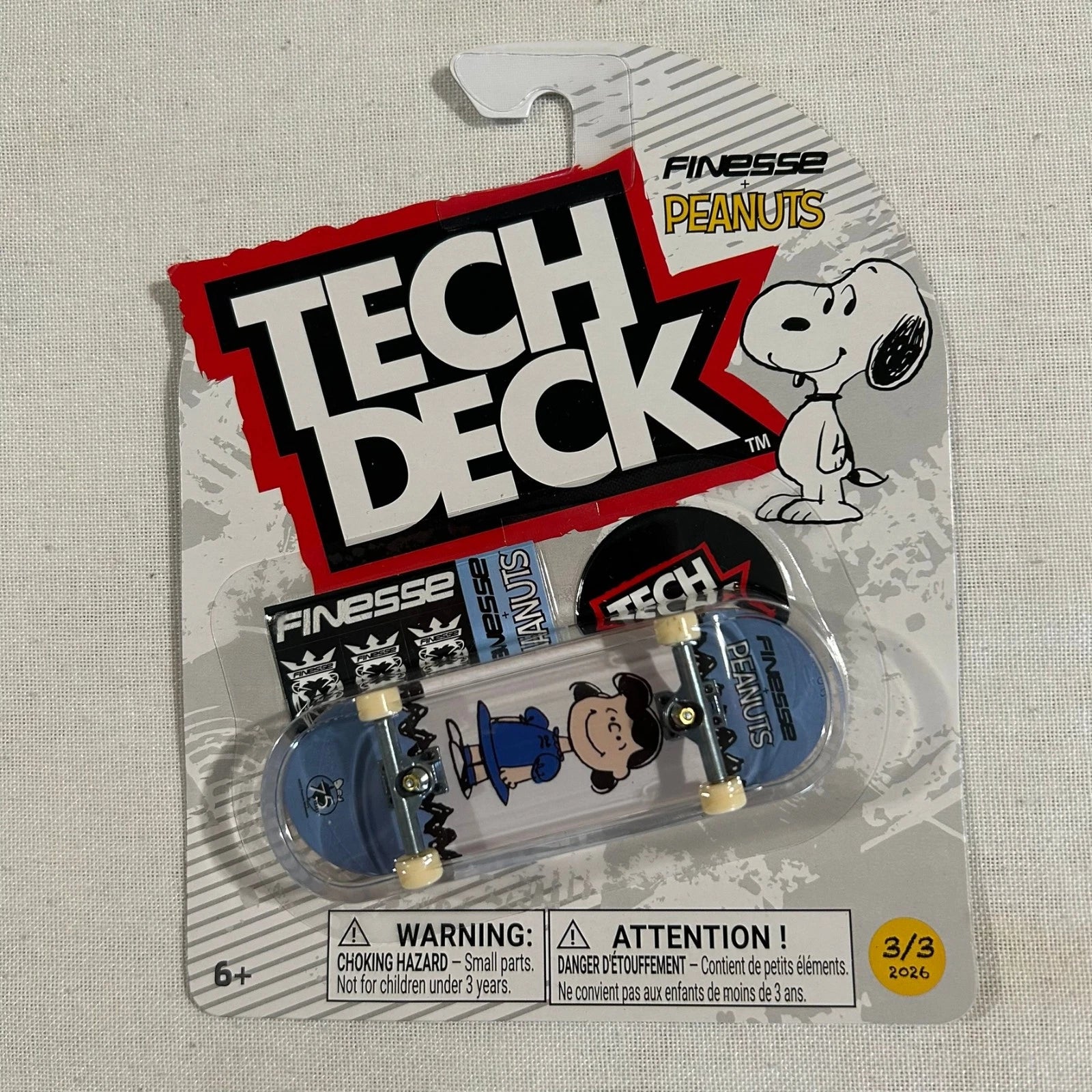 TECH DECK 96MM FINGERBOARD FINESSE AND PEANUTS - LUCY 3/3