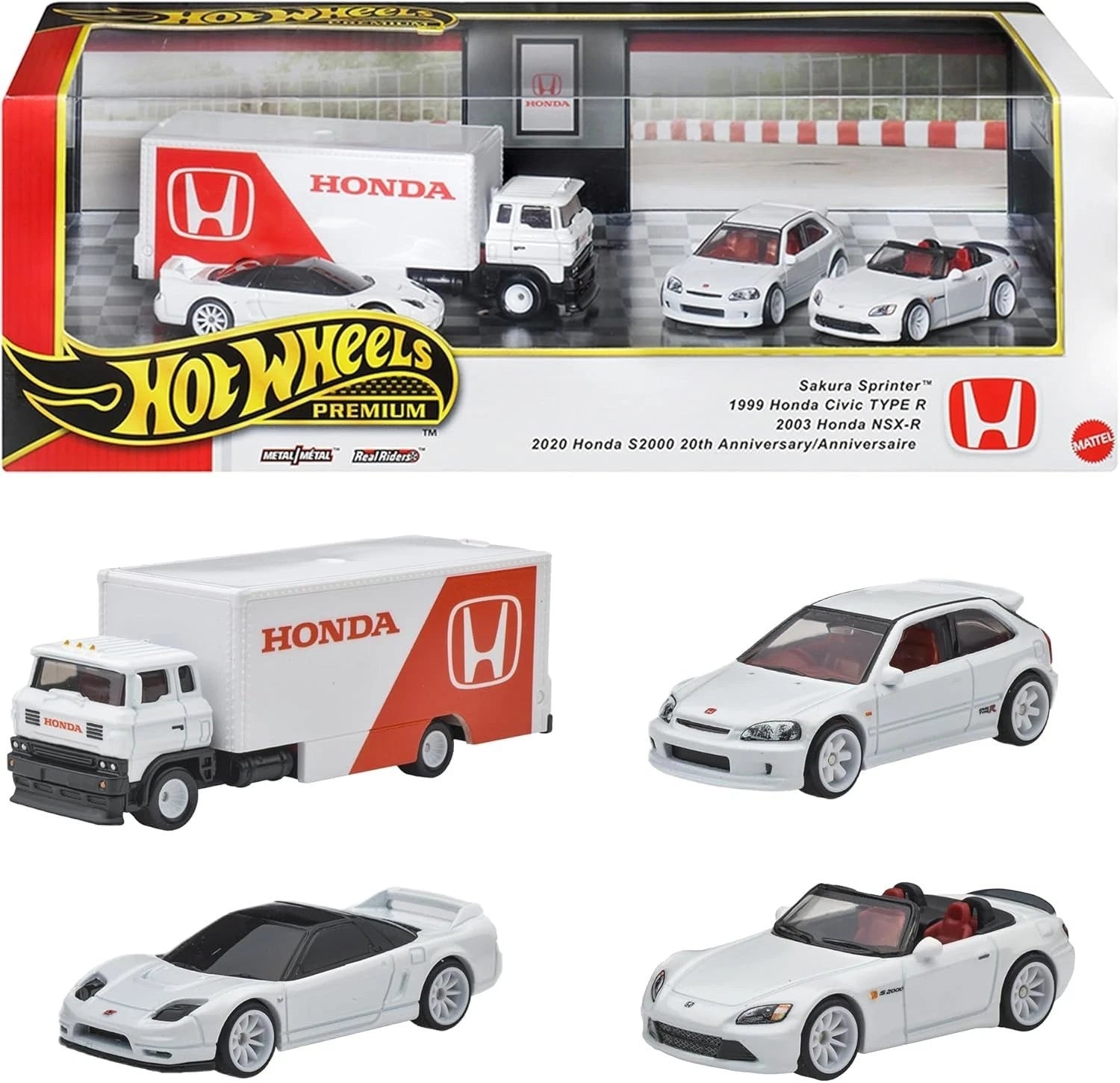 HOT WHEELS PREMIUM COLLECTORS SET - HONDA - Toyworld Frankston