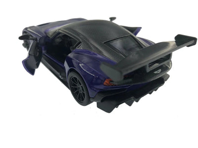 ASTON MARTIN VULCAN 1:38 KINSMART PULL BACK CAR - PURPLE