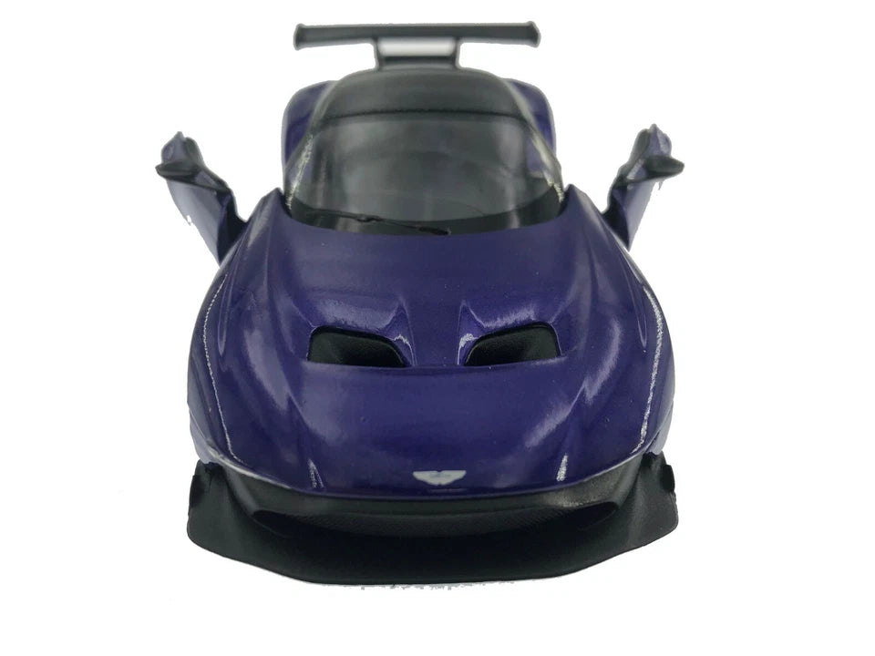 ASTON MARTIN VULCAN 1:38 KINSMART PULL BACK CAR - PURPLE