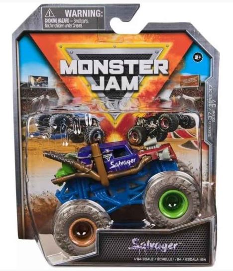 MONSTER JAM 1:64 DIE CAST SINGLE PACK - SALVAGER - Toyworld Frankston