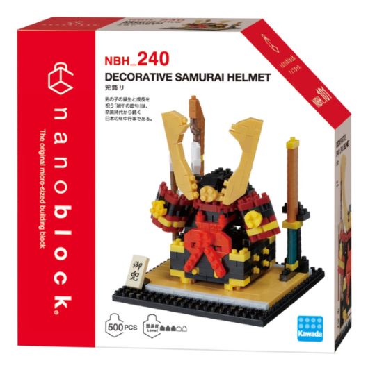 NANOBLOCK SAMURAI HELMET ORNAMENT